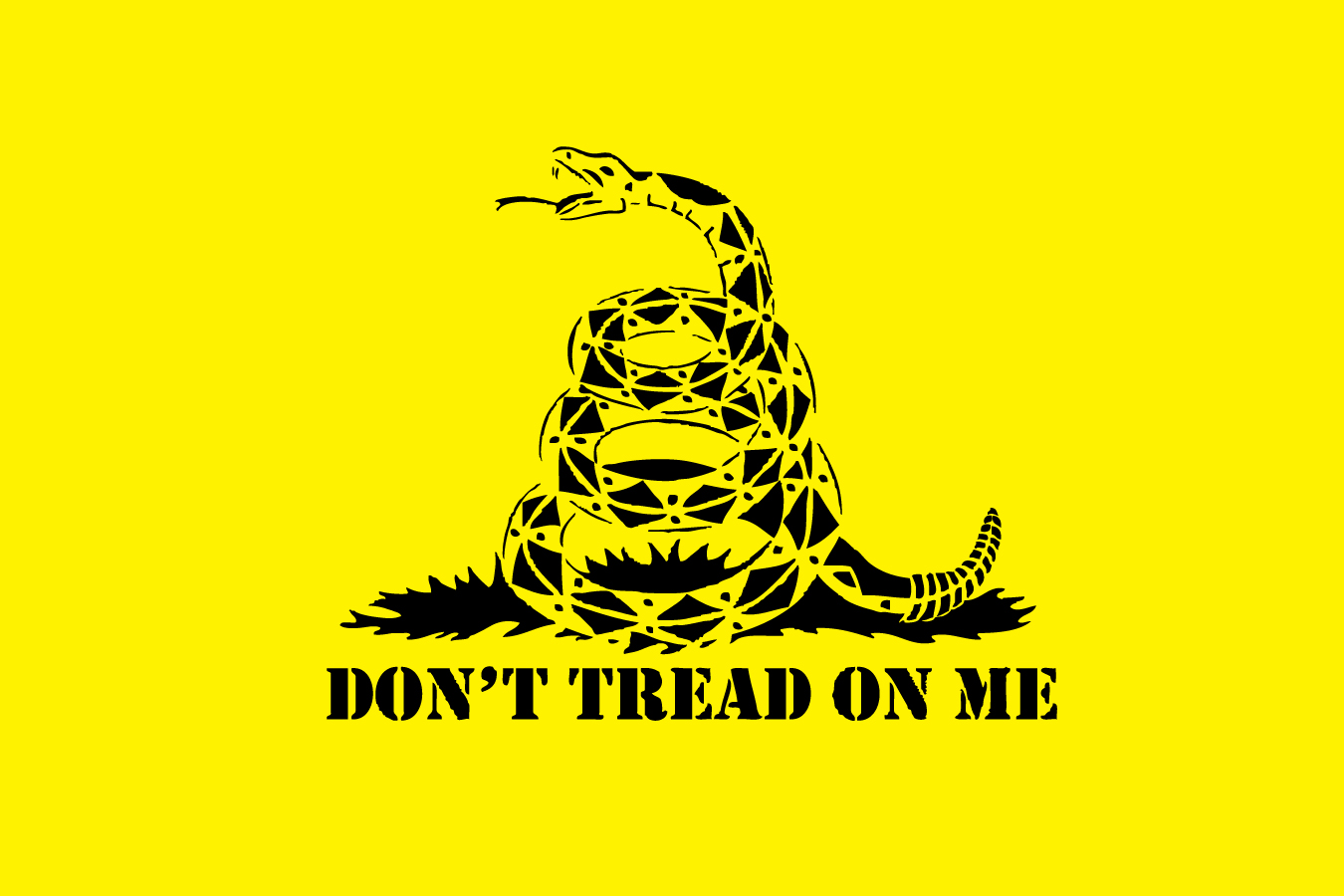 American Don't Tread On Me Whip Flag (2x3) - Whip-It Flags