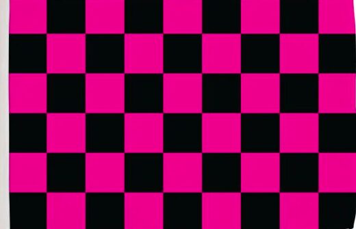 Black/Pink Checkered - Whip Flag