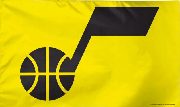 Utah Jazz - Yellow Whip Flag
